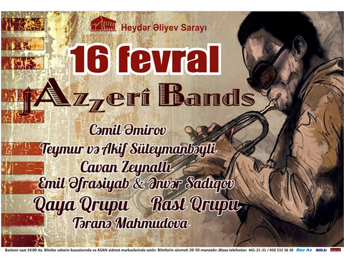 Heydar Aliyev Palace to host concert of national jazz artists