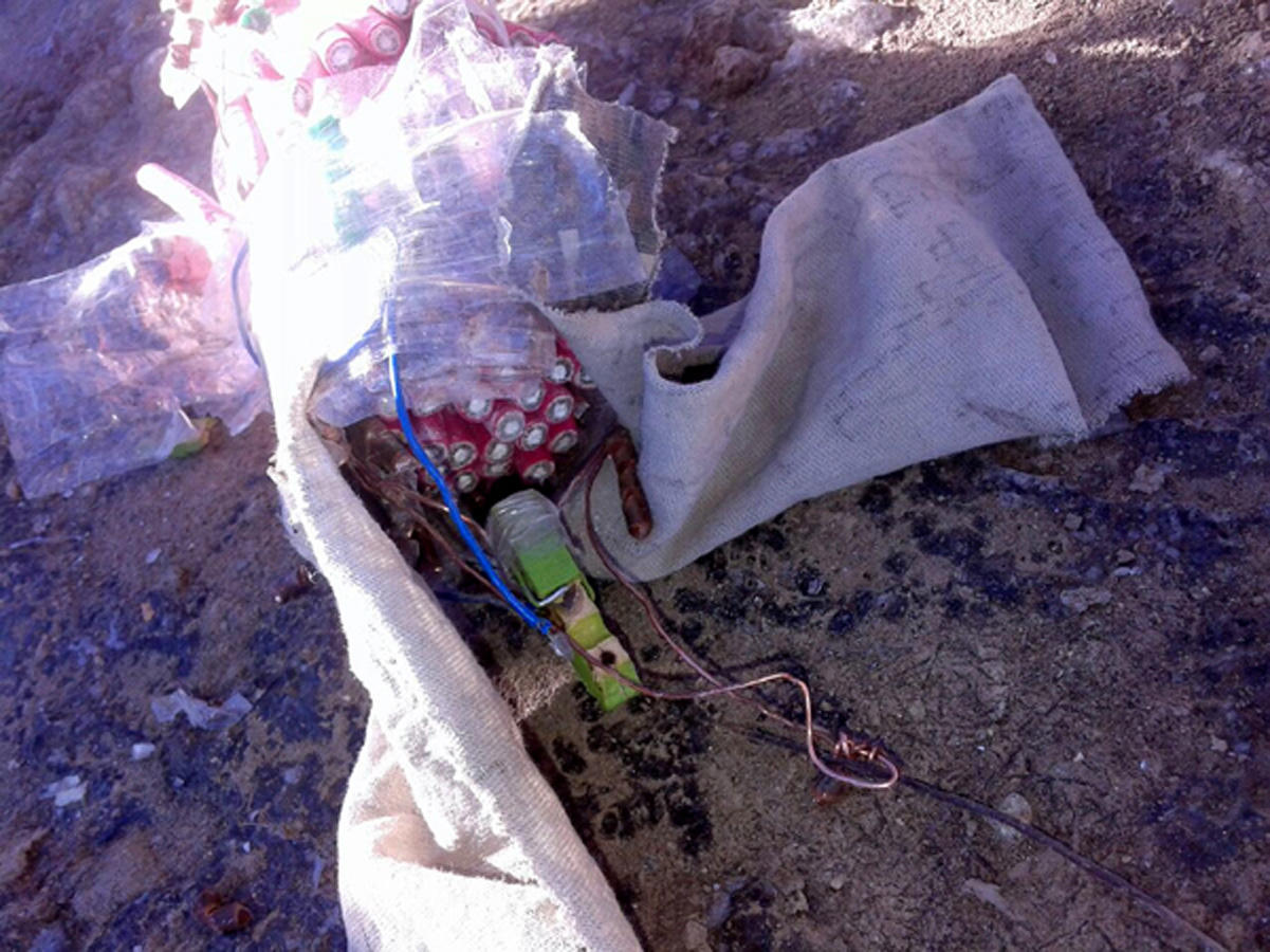 Armenian drone drops home-made explosive on territory of Azerbaijan (PHOTO)
