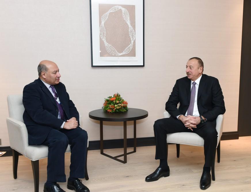 President Aliyev meets with EBRD President in Davos [UPDATE/ PHOTO]