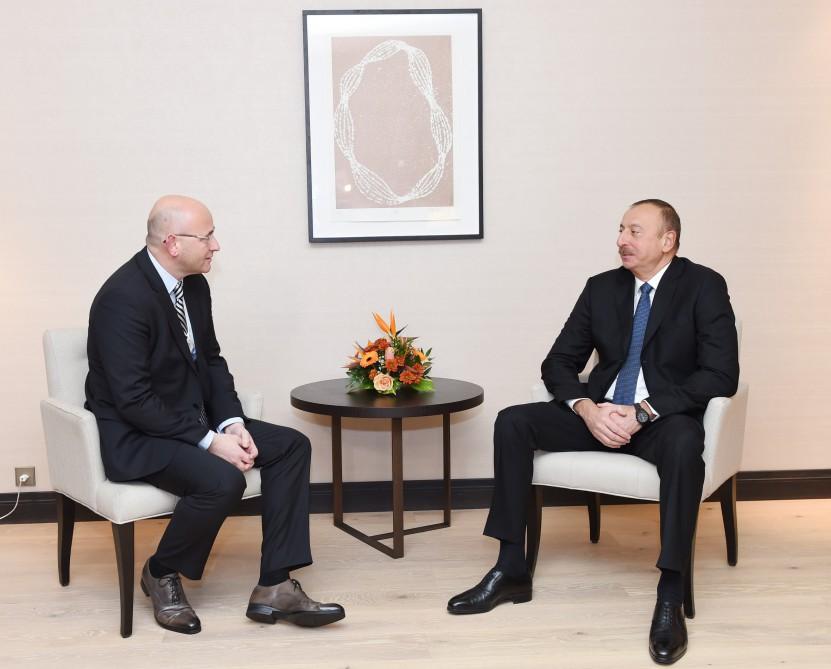 President Aliyev holds several meetings in Davos [UPDATE / PHOTO]