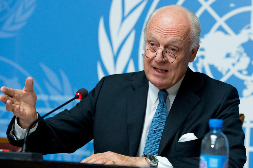 De Mistura stresses importance of trilateral talks on Syria in Astana