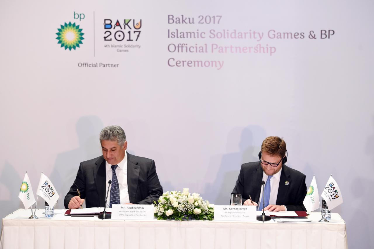 BP partner of Baku 2017 Islamic Solidarity Games [PHOTO]