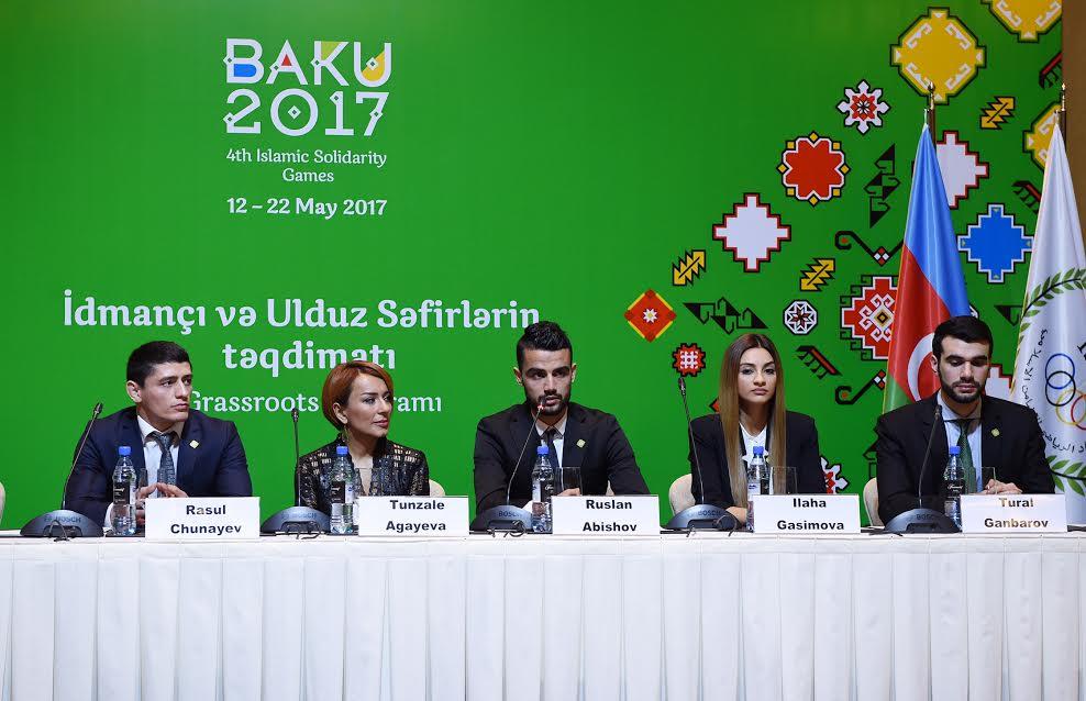 Ambassadors of Baku 2017 Islamic Solidarity Games named [PHOTO]