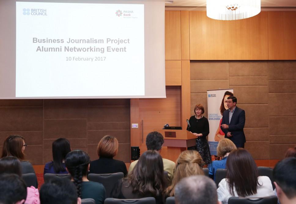 Meeting with graduators of business journalism project held in Baku [PHOTO]