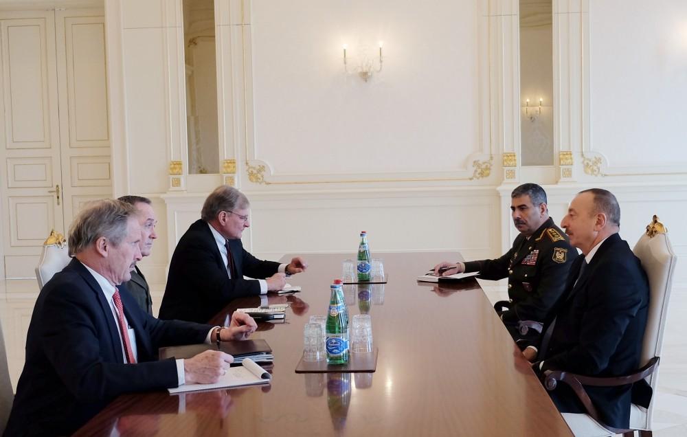 President Aliyev receives delegation led by Chairman of Joint Chiefs of Staff of U.S. [UPDATE]
