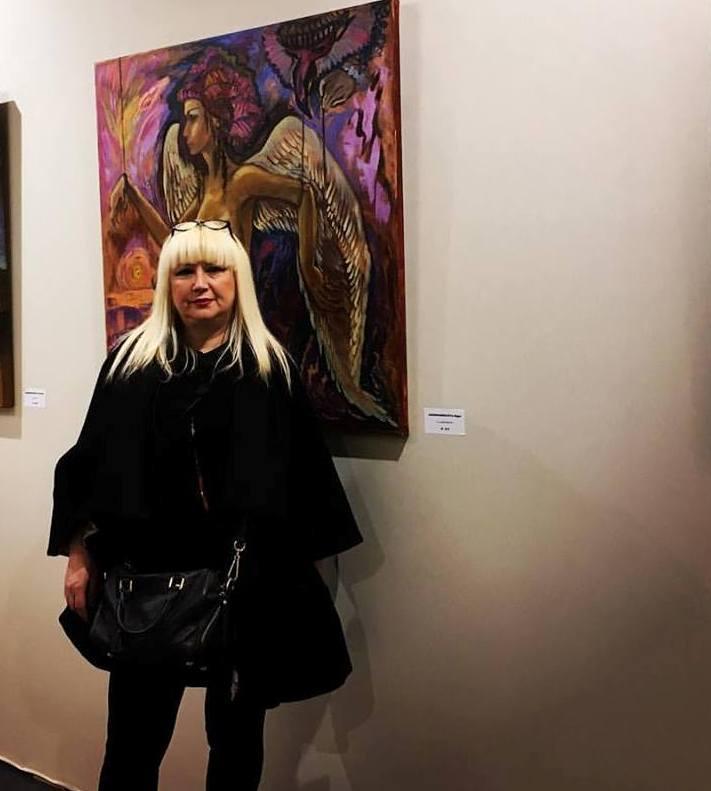 Azerbaijani artist's painting displayed in Paris [PHOTO]