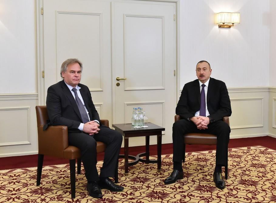 Ilham Aliyev meets Kaspersky Lab CEO in Munich [PHOTO]