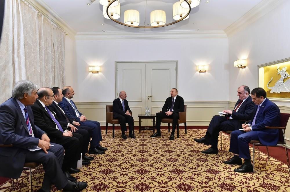 Ilham Aliyev meets Afghan president in Munich [PHOTO]
