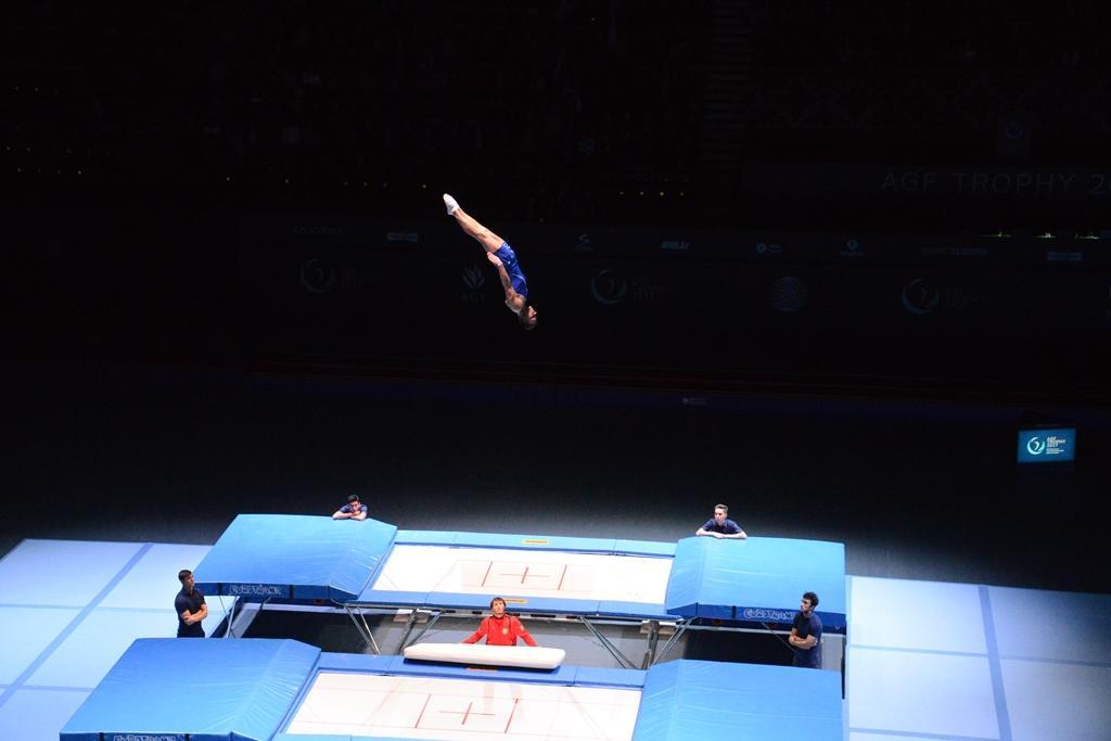 Azerbaijani trampoline gymnast advances to World Cup final [PHOTO]