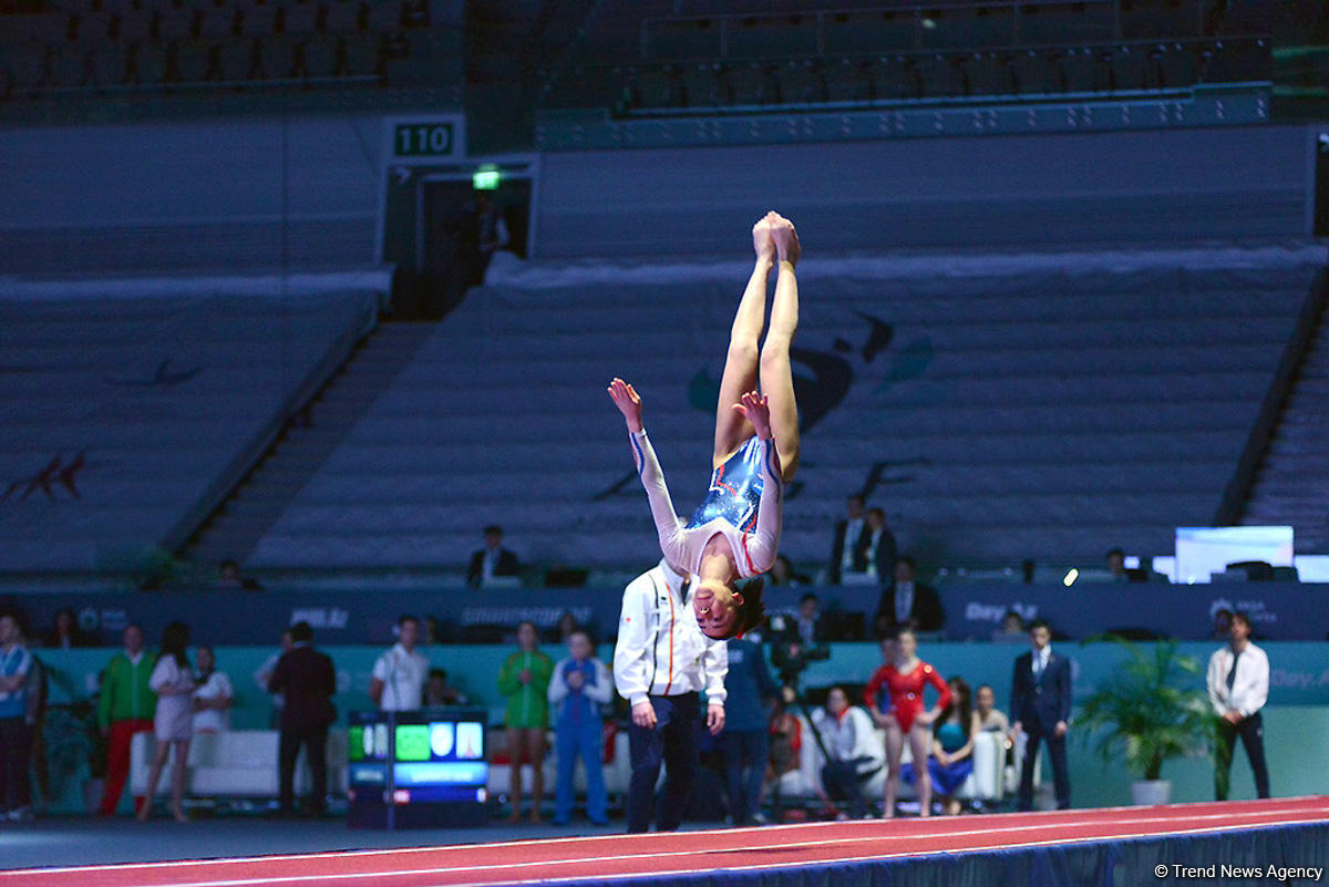 Some trampoline gymnasts advance to finals in World Cup