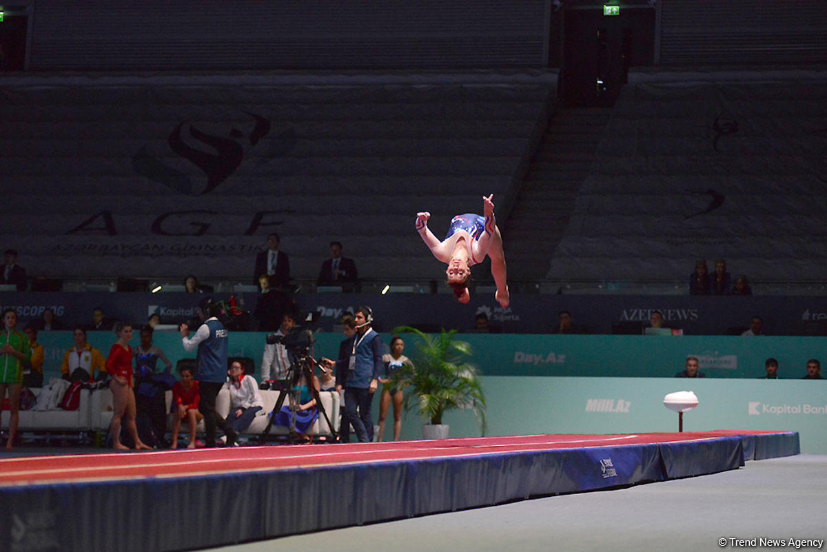 Some gymnasts advance to finals in World Cup in Baku