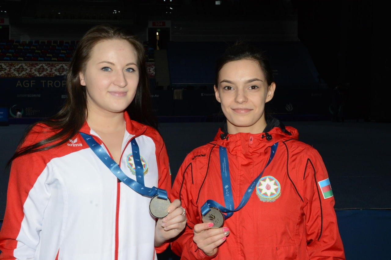 Azerbaijani trampoline gymnasts grab silver at FIG World Cup in Baku [PHOTO]