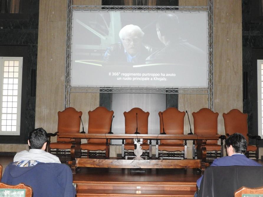Film honoring Khojaly victims screened at University of Siena [PHOTO]