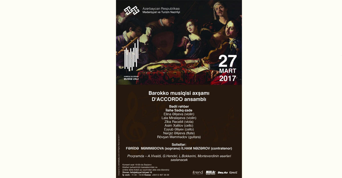 Baroque music to sound in Baku