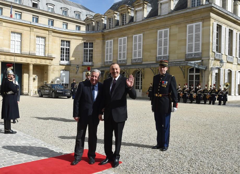 President Aliyev meets with President of French Senate [PHOTO]