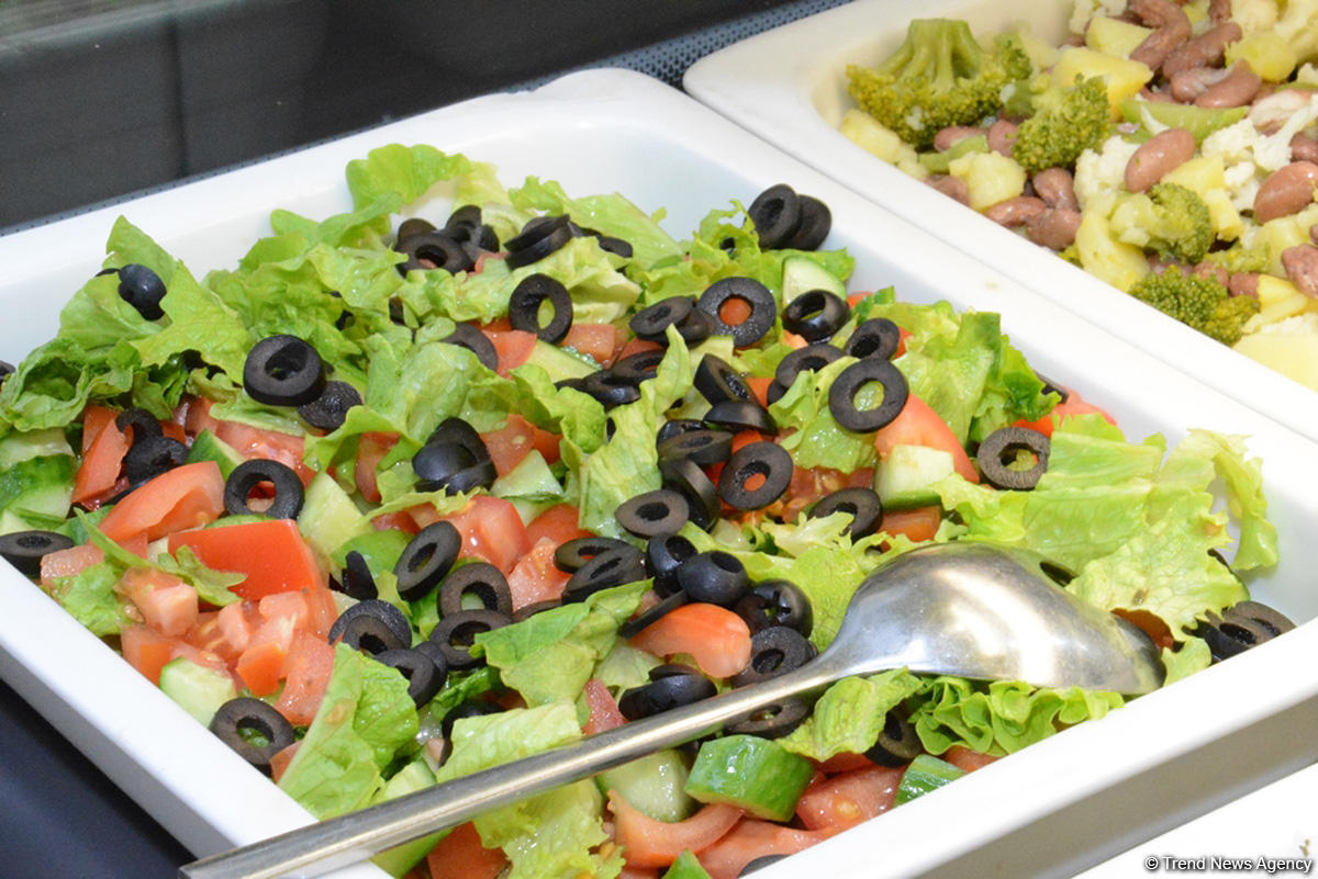 Gymnasts’ nutrition at Baku world cup [PHOTO]