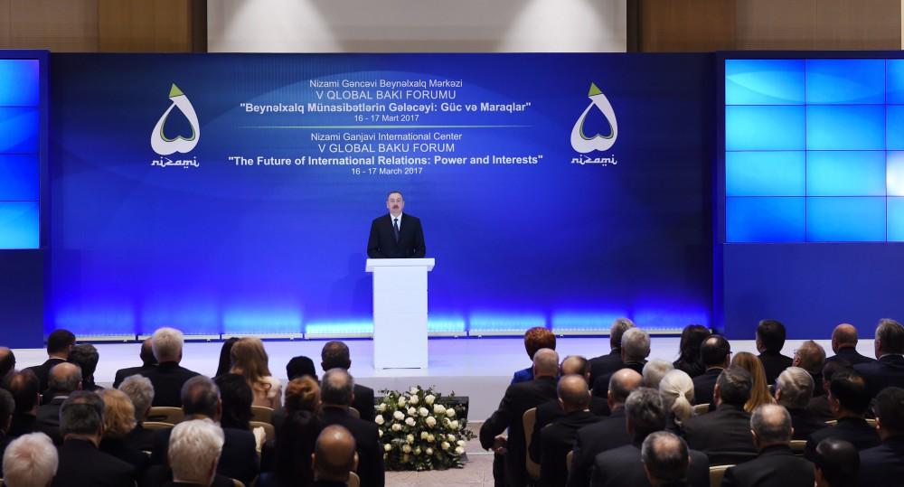 President Aliyev attends opening of 5th Global Baku Forum [UPDATE/PHOTO]