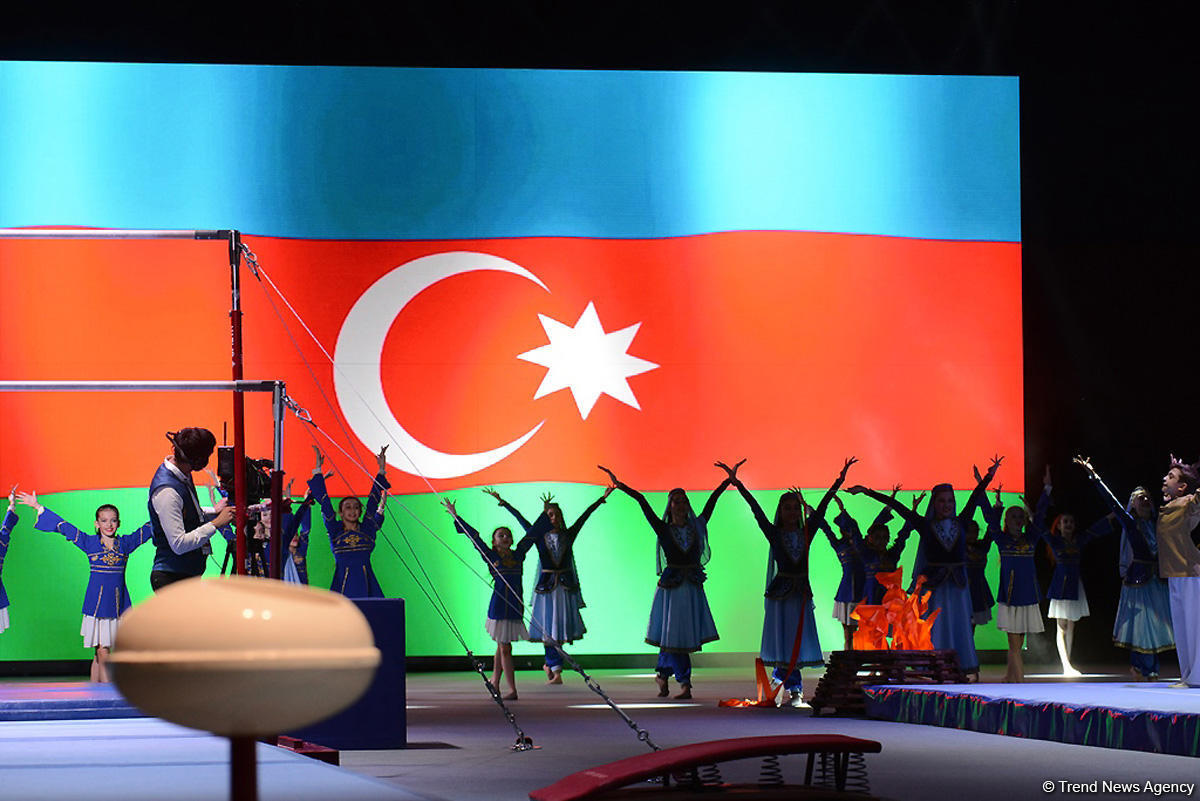Baku hosts opening ceremony for FIG World Cup [PHOTO]