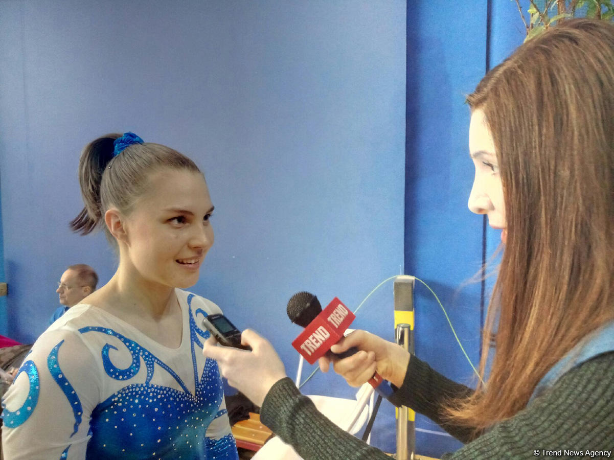 Finnish gymnast: Pleasure to perform at Baku World Cup [PHOTO]