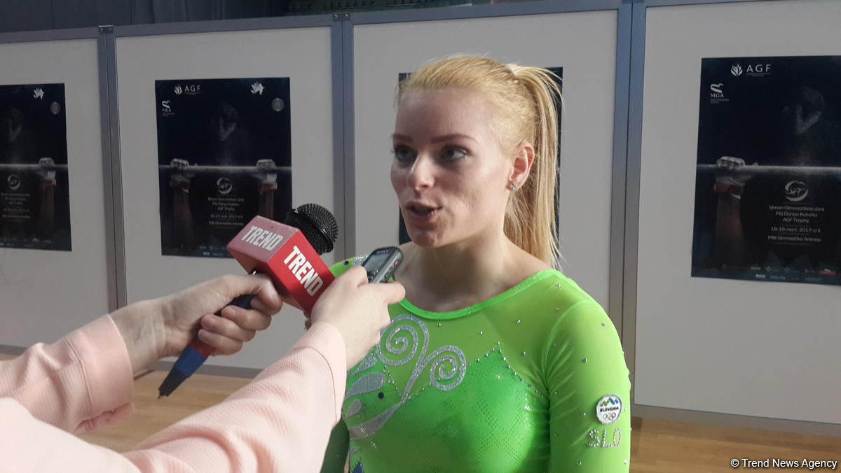 Slovenian gymnast Baku World Cup organized at highest level [PHOTO]