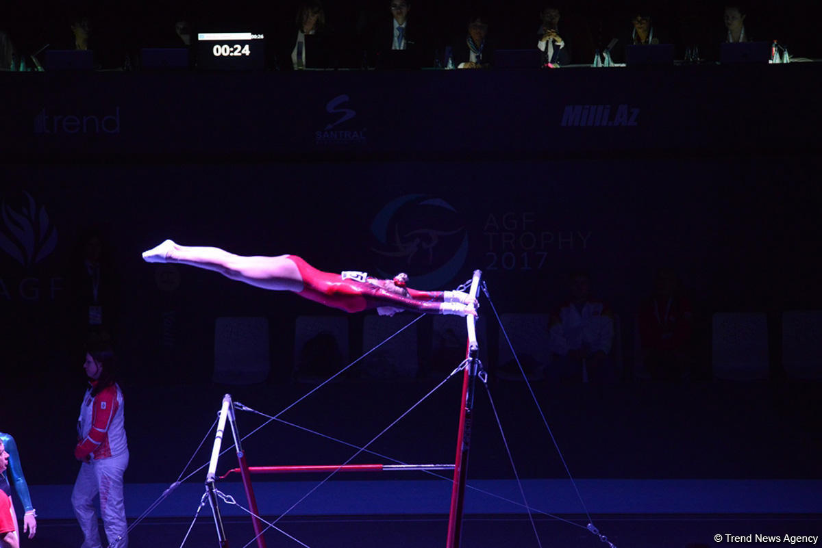 Azerbaijani gymnasts reach uneven bars finals at FIG World Cup in Baku [PHOTO