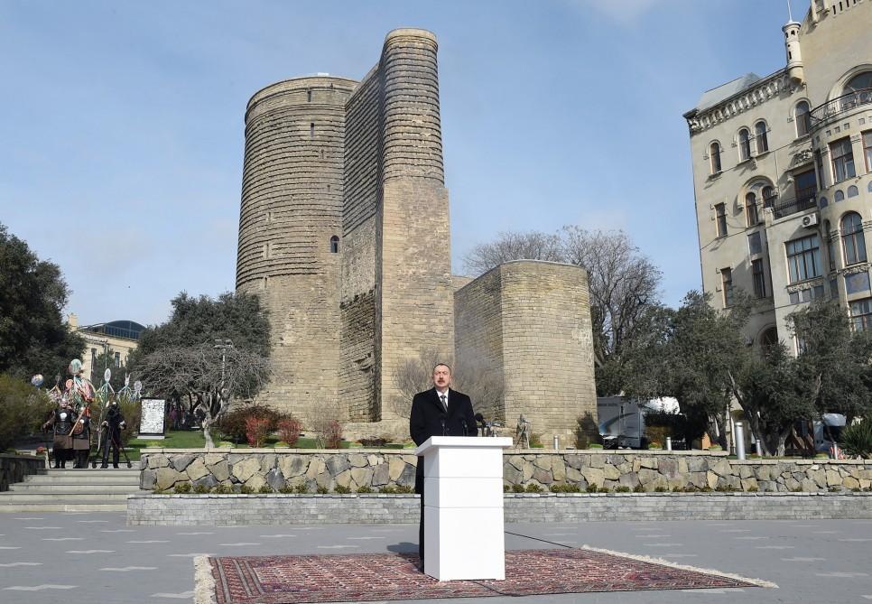 President Ilham Aliyev, first lady Mehriban Aliyeva join nationwide Novruz festivities