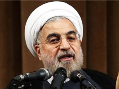 Rouhani says Tehran, Baku determined to strengthen ties