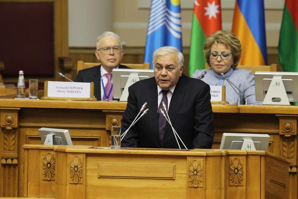 Azerbaijani speaker: Necessary to solve conflicts in post-Soviet space