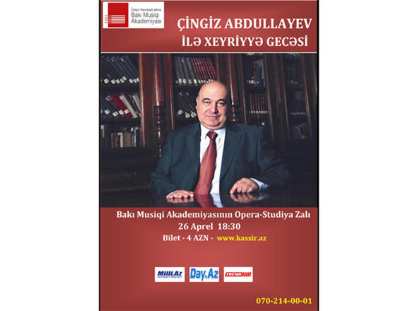 Don't miss opportunity to meet Chingiz Abdullayev !