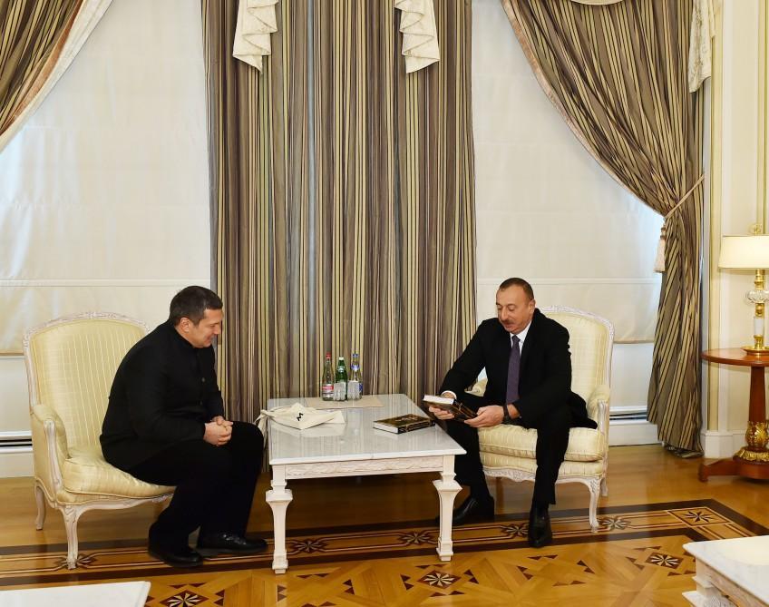 Ilham Aliyev meets All-Russia State Broadcasting Company’s Vladimir Solovyov