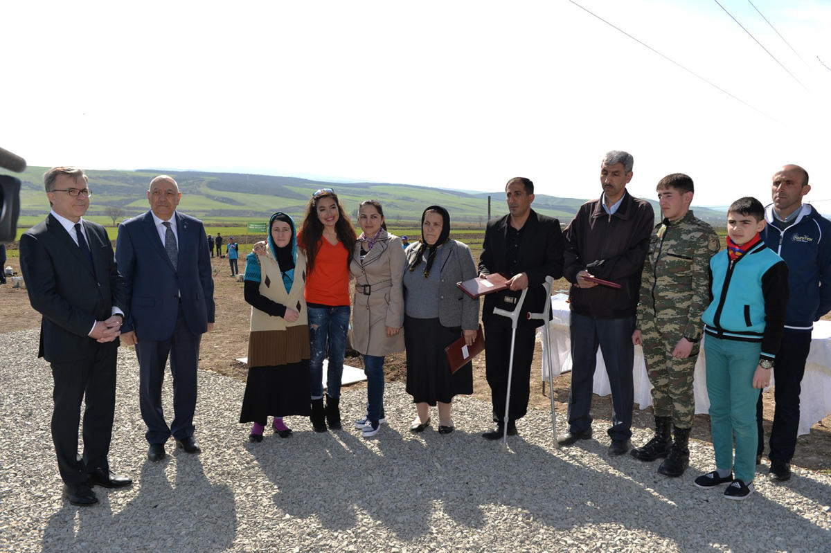 Leyla Aliyeva attends ceremony to plant fruit trees for low income families [PHOTO]