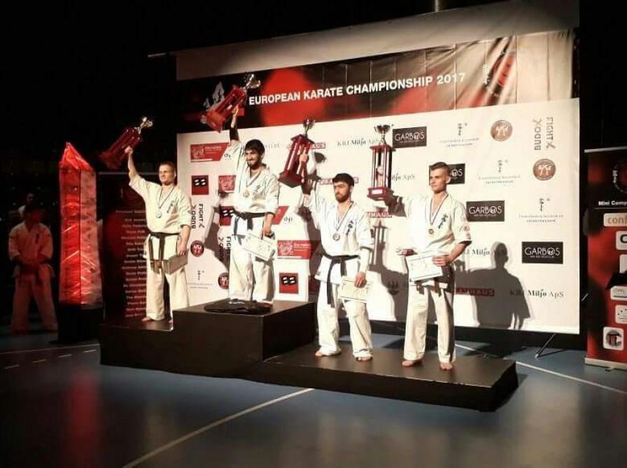 Azerbaijani kyokushin karate fighter crowned European champion [PHOTO]