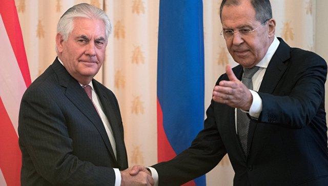 Russian FM Lavrov holds joint presser with US State Secretary Tillerson