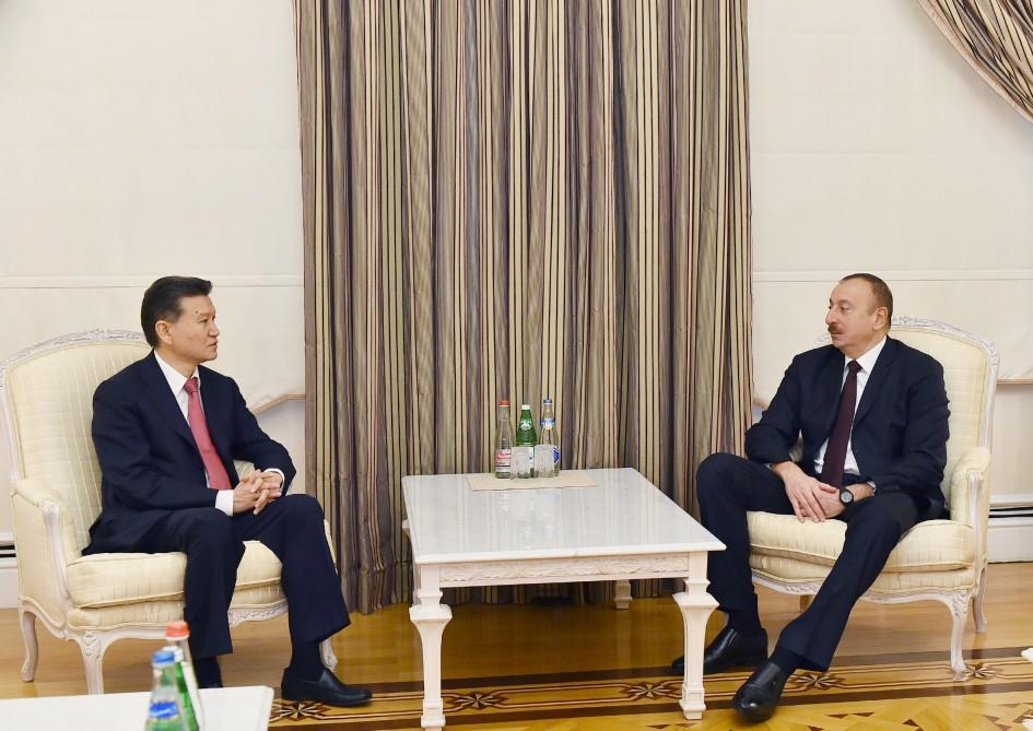 President Aliyev receives  FIDE President [UPDATE]