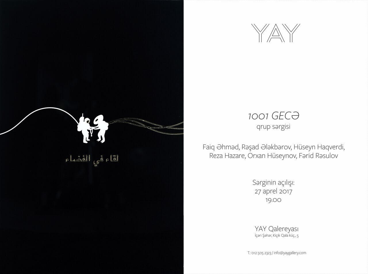 "1001 Nights" exhibition opens in YAY Gallery