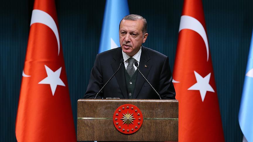 Turkey to take part in new balance of power: Erdogan