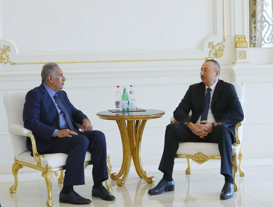 Ilham Aliyev receives Qatar’s former PM