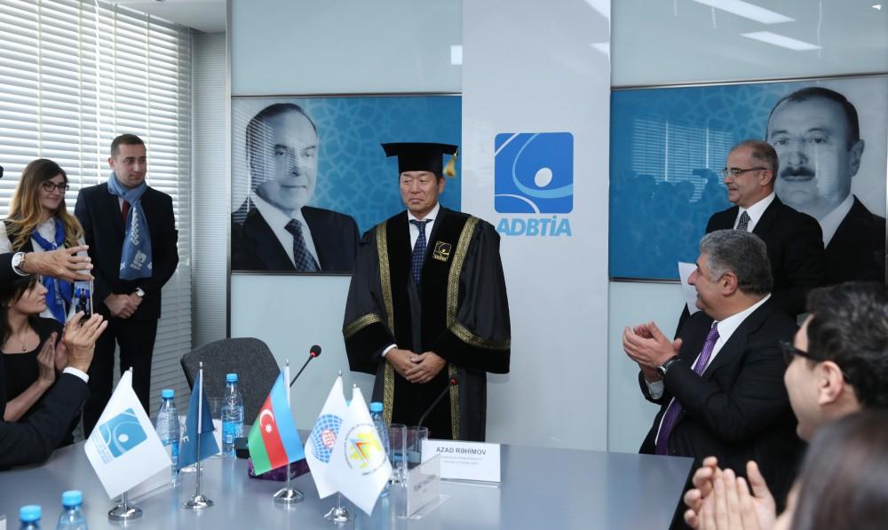 FIG President receives honorary doctorate from Azerbaijani Academy [PHOTO]