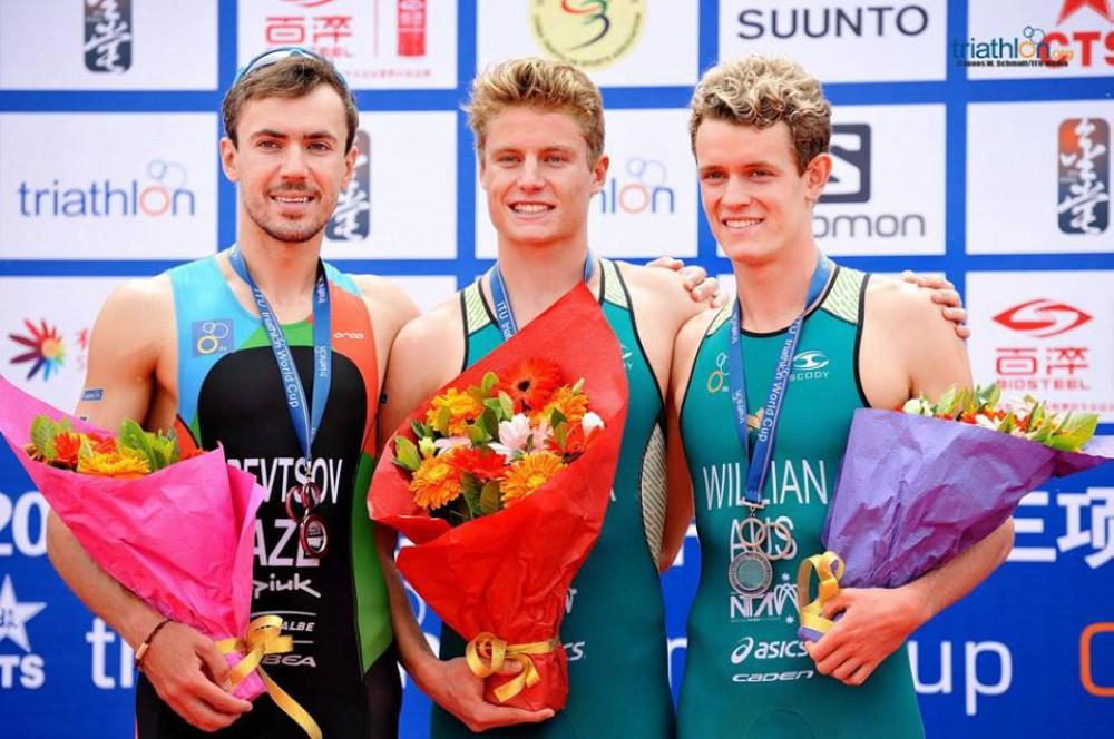 National triathlete wins silver on World Cup