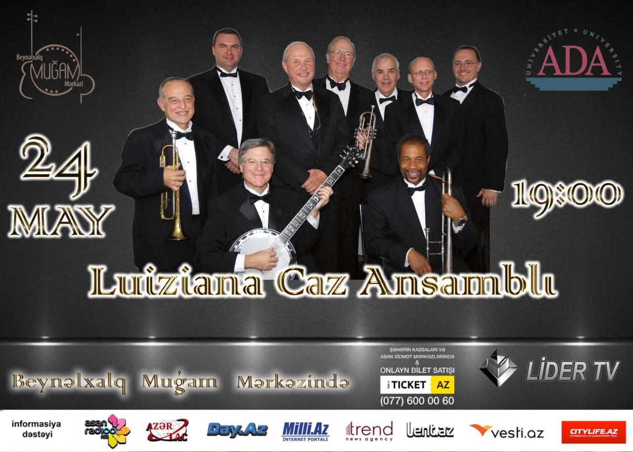 Louisiana Jazz Ensemble to perform in Baku