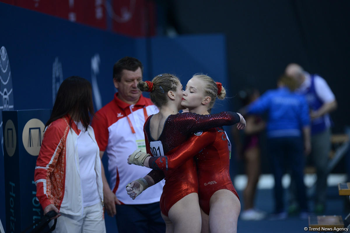 Azerbaijan's artistic gymnastics team wins gold at Baku 2017