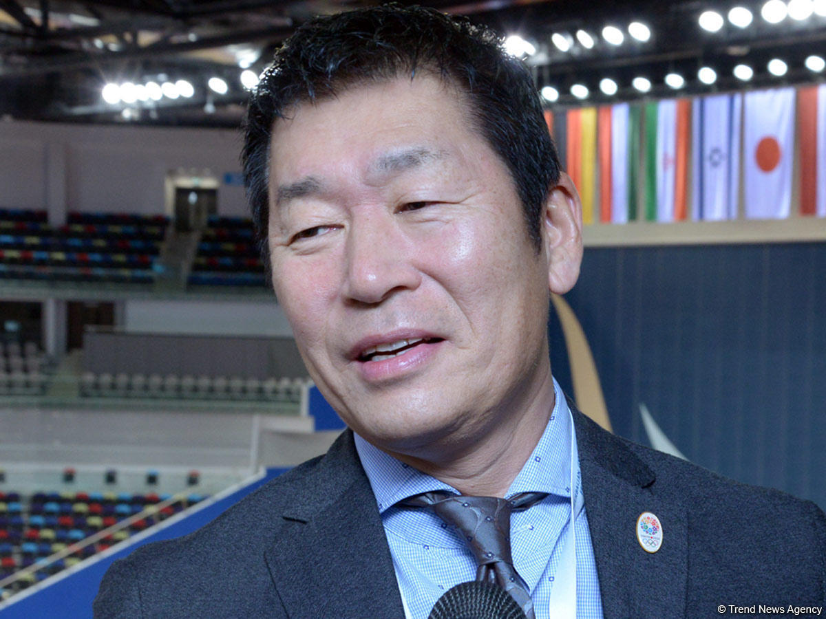 FIG president talks gymnastics in Islamic Solidarity Games
