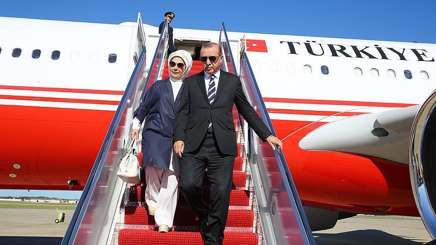 Erdogan arrives in Washington