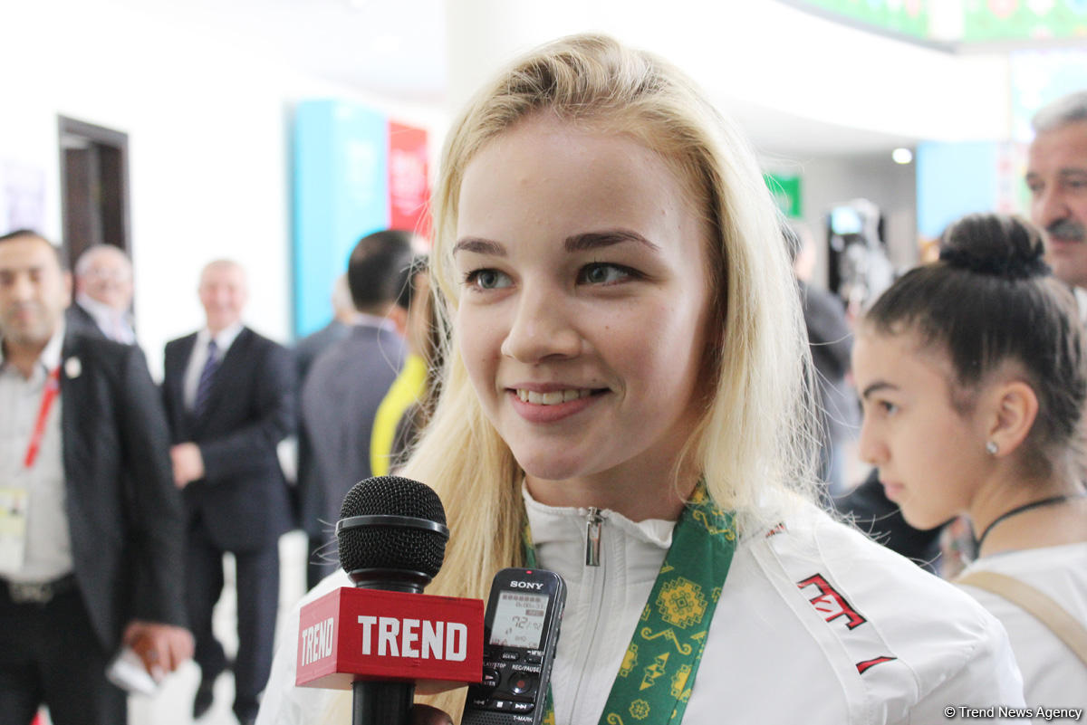 Azerbaijani gymnast: Baku 2017 event of peace, friendship, uniting many nations [PHOTO]