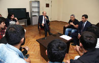 Culture minister meets young filmmakers <span class="color_red">[PHOTO]</span>