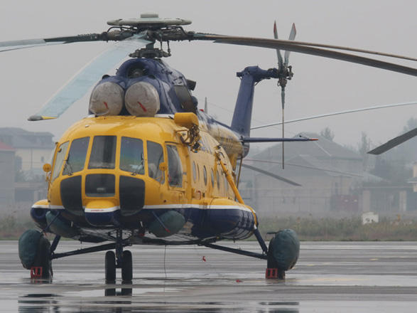 Mi-8 helicopter makes emergency landing on Azerbaijan’s Chilov Island