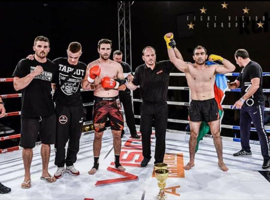 Azerbaijani kickboxer wins int'l tournament [PHOTO]