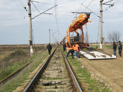 New section of Baku-Boyuk Kesik railway being modernized