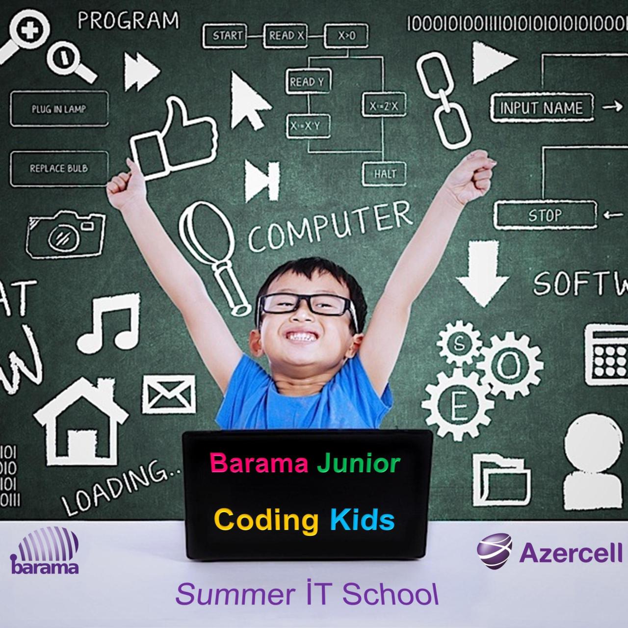 Azercell launches free Coding Kids – Summer Course project for schoolchildren
