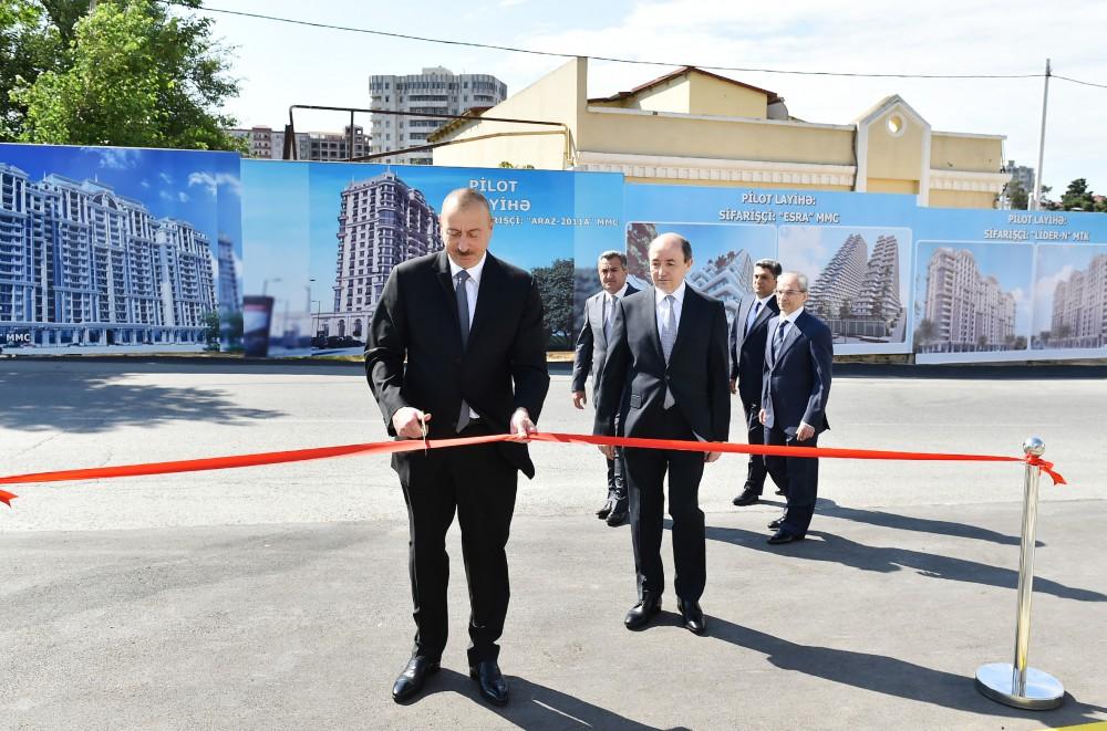 President Aliyev inaugurates new administrative building of Narimanov District Court [PHOTO]